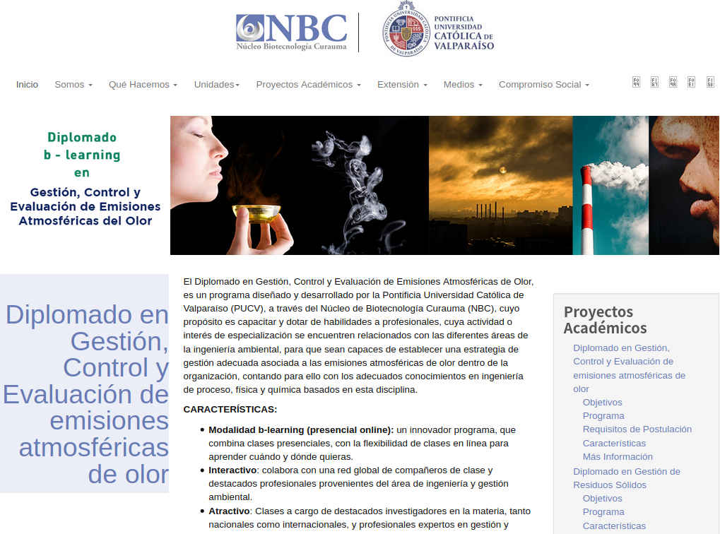 odour b learning master university valparaiso 2020