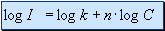 Stevens's law formula